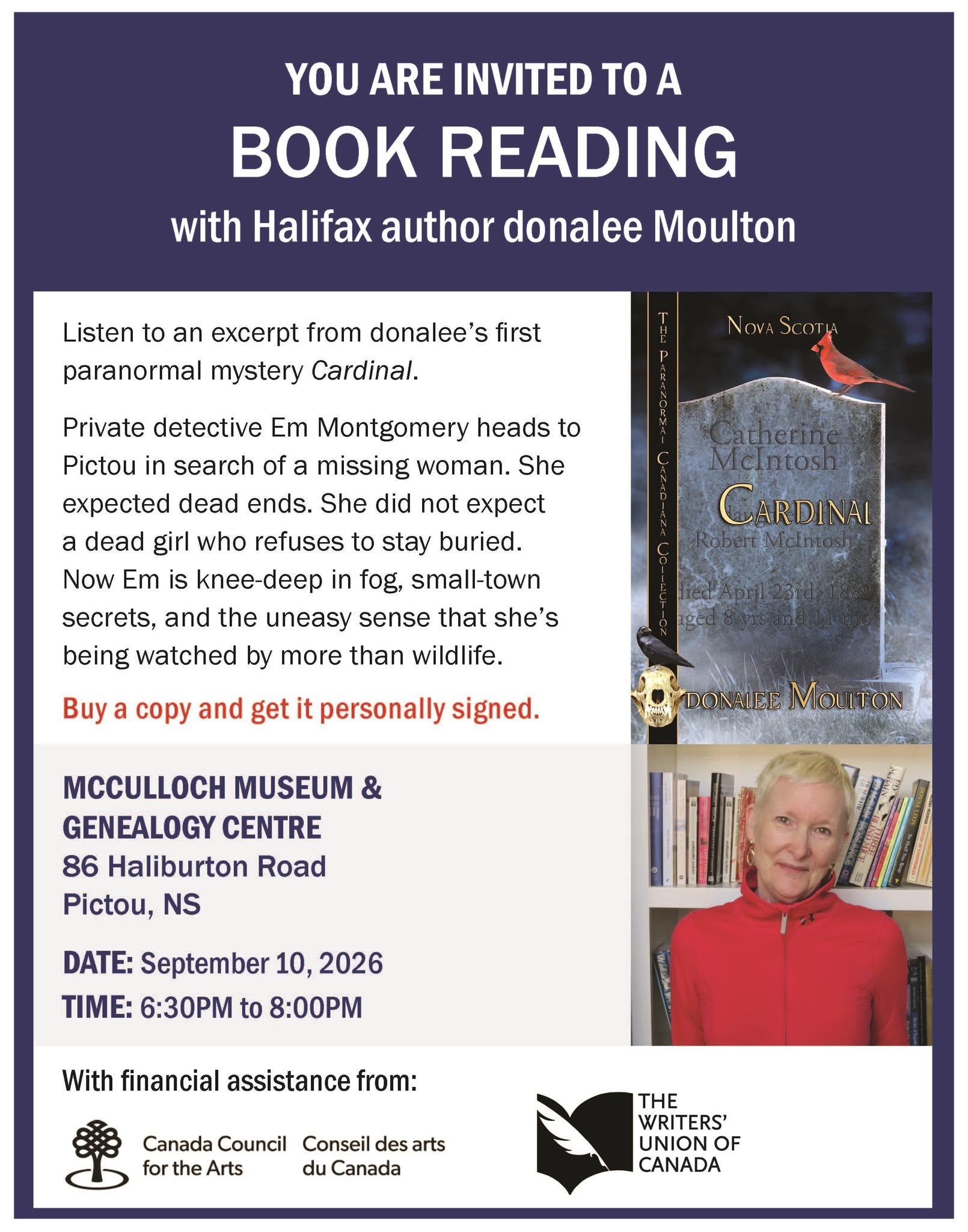 GRAPHIC McCullough House book reading
