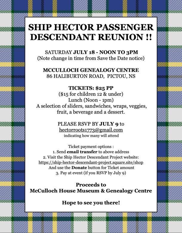 Hector Descendant reunion